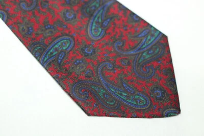 Corbata de seda Mc DONALD hecha en Italia F56330 Foto 1 de 4