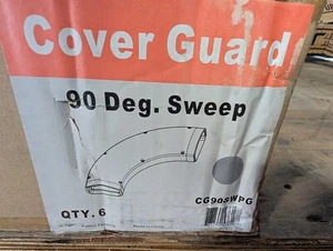 RectorSeal 4.5" Cover Guard Lineset Cover Sweep, 90 Degree, Gray, Case of 6 X1BW - Picture 1 of 1