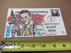 Busta intoccabile arte di Wild Horse Cachets vintage Robert Stack Eliot Ness - Foto 1 di 3
