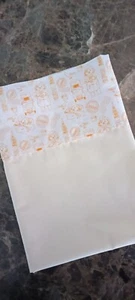  Handmade Cream Cotton Mix Small Baby Crib/MB Sheet- Paddington Bear Edge.  - Picture 1 of 6