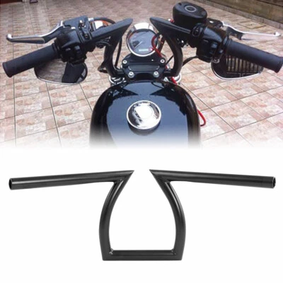 1" Handlebars Z Bars Fit For Harley Touring Choppers Bobber Sportster - Image 1 of 4