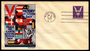 8. Mai 1945 Staehle Multicolor Victory Day Co. Peace On Earth - unadressiert - Bild 1 von 2