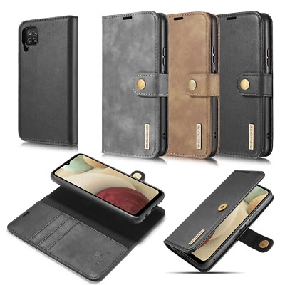 皮革钱包式翻盖保护壳 适用于三星 Galaxy A12 A32 A52 A72 5G 卡夹保护套 — 第 1/4 张图片