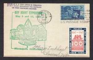 1947 Boy Scouts Minneapolis Exposition w label - Picture 1 of 2