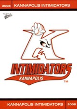 2008 Kannapolis Intimidators 2nd Half Multi-Ad #36 Header Logo NM Baseball Card