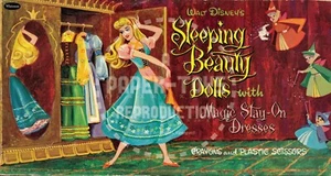 REIMPRESO DE COLECCIÓN - 1958 JUEGO CAJA DE MUÑECAS DE PAPEL DE BELLEZA PARA DORMIR - Imagen 1 de 16