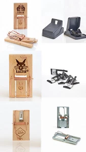 Deufa Mausefallen Tier Fallen Falle Schädlingsbekämpfung Holz Metall Kunststoff  - Bild 1 von 7