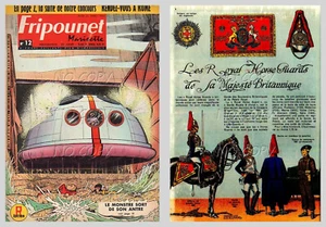 FRIPOUNET 1963 N° 12 21/03/1963 uniforme ROYAL HORSE GUARDS BRITANNIQUE - Picture 1 of 1