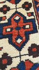 Rare Antique 1930-1940's Wool Pile Natural Dye Nagorno-Karabahk Rug 7×10ft