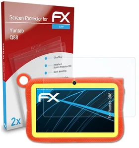 atFoliX 2x Screen Protection Film for Yuntab Q88 Screen Protector clear - Afbeelding 1 van 8