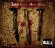 HANK III Straight To Hell  SEALED LTD BLOOD SPLATTER RED double vinyl record 