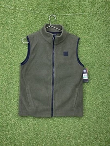 Under Armour Vest Boys Guardian Green Sherpa Vest Full Zip Up Size Large - Picture 1 of 15