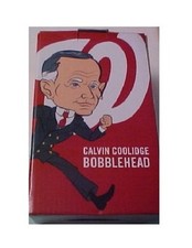 2015 Washington Nationals CALVIN COOLIDGE Bobblehead Bobble Head SGA President