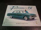 Original 1961 Ford Falcon Sales Brochure Peanuts Characters