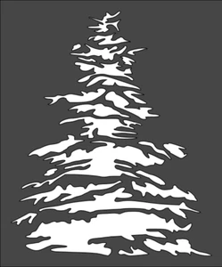 1- 7x9 inch Stencil, (VB-80) Tree (6mil)***** - Picture 1 of 2