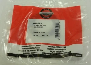 Genuine Briggs & Stratton 690273 Air Cleaner Gasket Twin Cylinder L-Head Engines - Picture 1 of 2