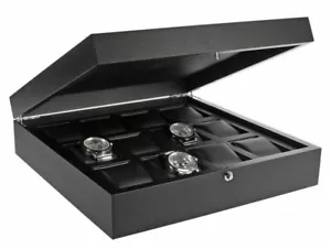 SAFE 252 Uhrenkoffer schwarz für 12 Uhren - Imagen 1 de 1