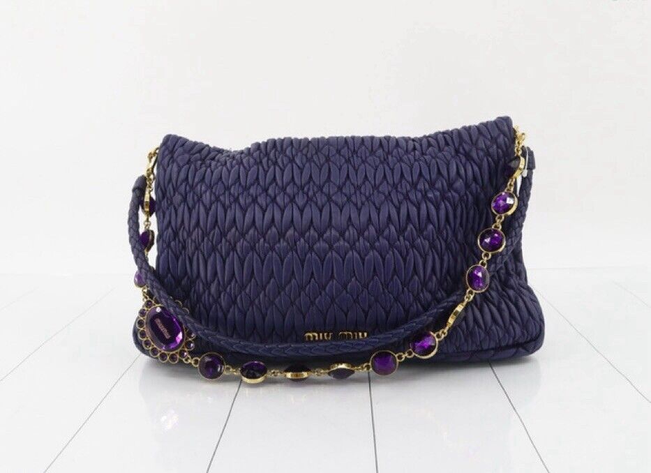 Miu Miu Purple Bags & Handbags for Women for sale | eBay Miu Miu Purple Bags & Handbags for Women for sale | eBay
