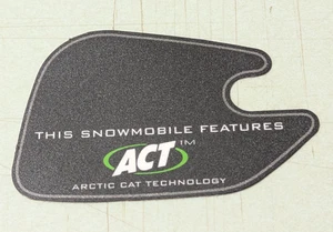 Genuine Arctic Cat Snowmobile Hood RH ACT Decal 4611-334 NEW OEM - Picture 1 of 3