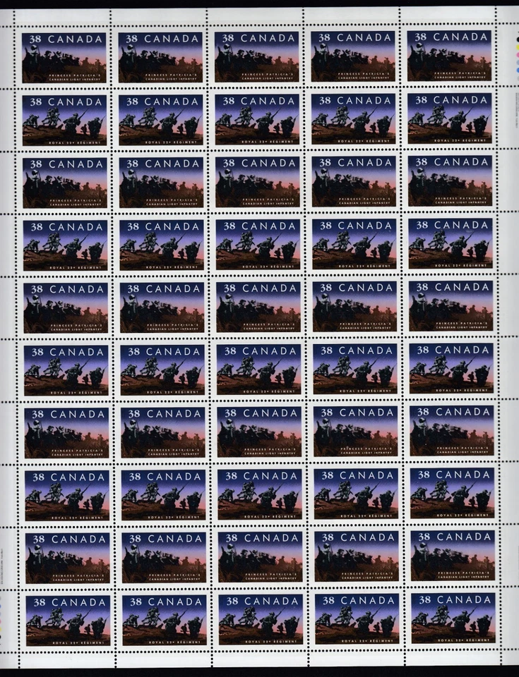 CANADA 1249-50 RECALLED INSCRIPTION PANE LESS THAN 50 EXIST VFNH - Image 1 of 1