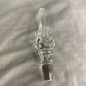 Decanter vino decorativo vetro cristallo casa principessa vintage #775 solo tappo - Foto 1 di 5