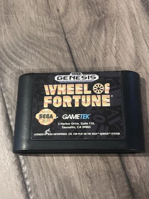 Wheel of Fortune (Sega Genesis, 1992) CART ONLY - Image 1 of 3