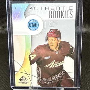 Patrik Koch 2024-25 UD SP Game Used Authentic Rookies Utah Hockey Club #268 - Picture 1 of 2
