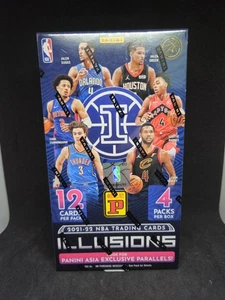 Panini Illusions 2021-22 NBA Basketball Asia TMall Box -NEW- 5 Acetate Inserts - Picture 1 of 5