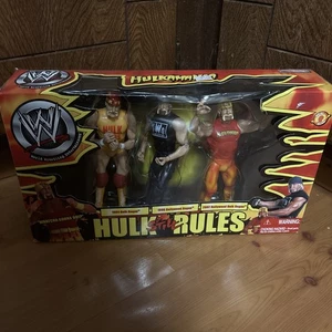 Juego de figuras WWE WWF Hulk Still Rules 1984, 1996 y 2002 Hollywood Jakks - Imagen 1 de 5