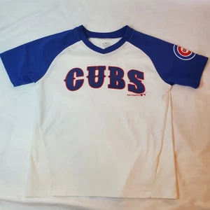 Maglia maglia Chicago Cubs MLB bianca merce originale bambino 6 7 - Foto 1 di 5