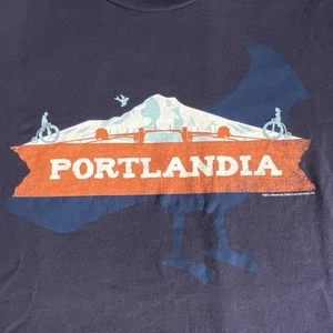 PORTLANDIA Licensed Cult Comedy TV Show Logo T-Shirt 2012. 2XL (NV) Preowned - Picture 1 of 12