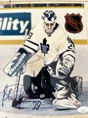 菲利克斯·波特文亲笔签名签名 8 x 10 照片多伦多枫叶队 (JSA) — 第 1/3 张图片