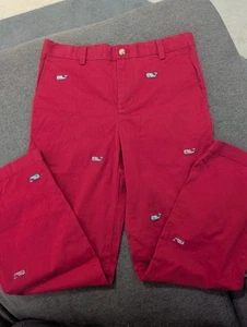 Vineyard Vines Red Chinos Size 16 - Picture 1 of 4