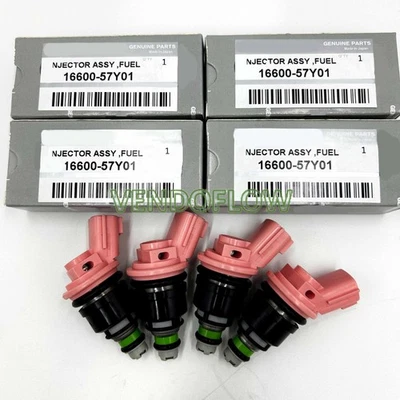 4PCS Fuel Injector For 1995-1998 Nissan 200SX Engine 1993-94 Maxima 16600-57Y01 Foto 1 de 4