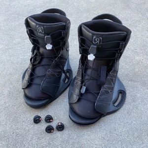 Stivali da wakeboard Ronix Divide, neri - taglia 5-8,5 - Foto 1 di 11