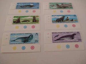 Regno Unito Antarctic Territory 6 francobolli del 1972 MNH** - Foto 1 di 1