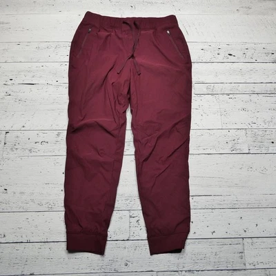 Calça Eddie Bauer feminina 14 lã forrada cordão náilon caminhada trilha ao ar livre - Imagem 1 de 4