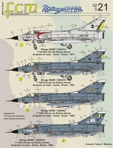 FCM32021 Mirage IIIEBR Decals Maßstab 1:32 - Bild 1 von 1