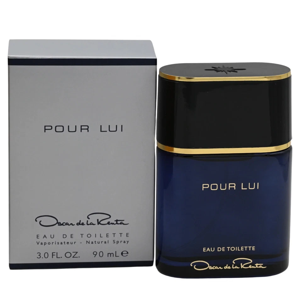 POUR LUI por Oscar de la Renta Colonia 3/3,0 OZ EDT para hombres nuevo en caja Foto 1 de 4