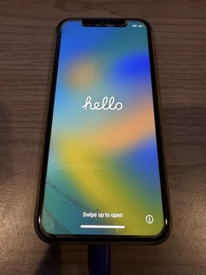 USED Factory Unlocked Apple iPhone X 256GB Space Gray MQAM2LL/A - - Image 1 of 4