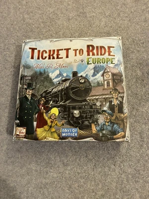 Ticket To Ride Europe Board Game Days Of Wonder Alan R Moon - complete and vgc - Image 1 of 4