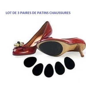 3 PAIRES DE PATINS ANTIDERAPANTS AUTO-ADHESIFS CHAUSSURE FEMME - Picture 1 of 1