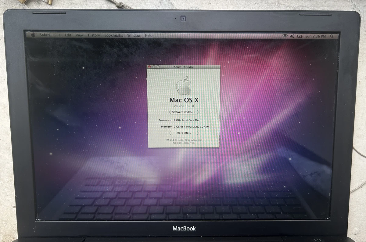 2006 Apple MacBook Black Laptops for sale - eBay