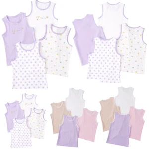 Girls Vest Yoga Tank Top Cycling Underwear Lace Trim Tops Training Undershirt - Picture 1 of 31
