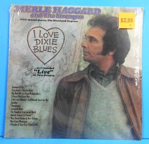 MERLE HAGGARD I LOVE DIXIE BLUES 1973 ORIGINAL SHRINK GREAT CONDITION VG+/VG+!!A - Picture 1 of 5