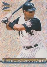 2000 Pacific Prism Baseball Texture Silver #32 Carlos Lee