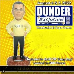 The Office David Wallace Suck It Bobblehead 2022 Dunder Con Meadowlands SGA NIB - Picture 1 of 1