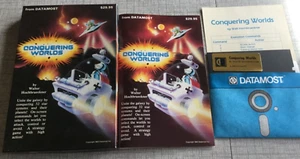 Conquering Worlds by Datamost for Apple II+,IIe,IIc,IIgs 1983 - Picture 1 of 8
