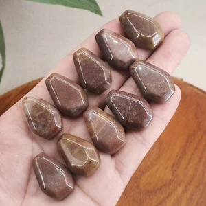 10 piezas Natural Fresa Cristal Ataúd Cuarzo Cristal Calavera Reiki Gema Curativa 1" - Imagen 1 de 11