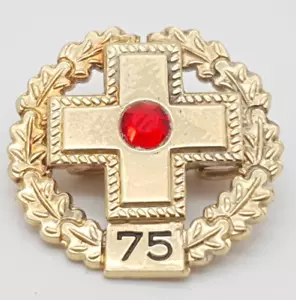 925 Silber Deutsches Rotes Kreuz Blutspenden Abzeichen - (227) - Bild 1 von 13